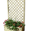 Jardinière avec treillage arc 80x130x40 cm