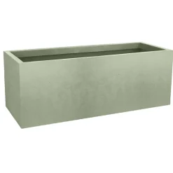 Jardinière Basalt Up 79,5 cm 57L vert amande EDA