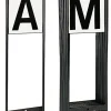 Jeu de 12 lettres de dressage sur support métallique