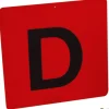 Jeu de 4 lettres de maniabilité 33 x 33 cm Rouge