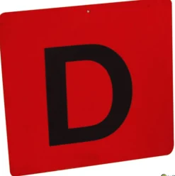 Jeu de 4 lettres de maniabilité 33 x 33 cm Rouge