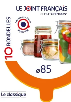 Joints universels pour bocaux classiques Ø85mm Paquet de 10