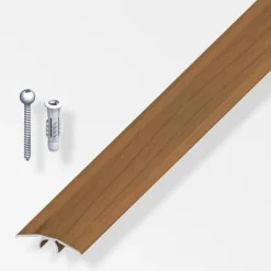 Jonction Vario 33 aluminium noyer naturel 0,9m