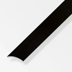 Jonction 30x5 mm aluminium noir brossé adhésif 2m