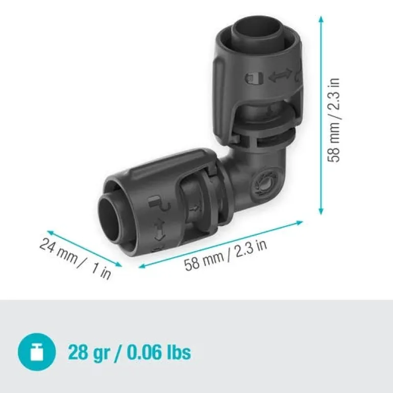 Jonction en L 1/2" 13 mm GARDENA