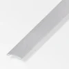 Jonction 30x5 mm aluminium gris brossé adhésif 1m