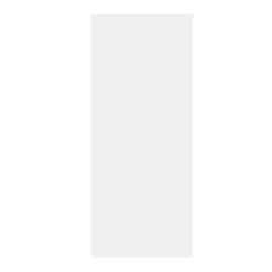 Joue Façade Luna 18mm laqué blanc mat 1566x580mm pleine