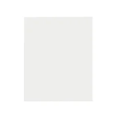 Joue Liath MDF revêtu PVC blanc 713x580mm pleine