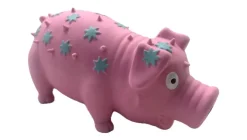 Jouet cochon rose en latex pour chien ANKA