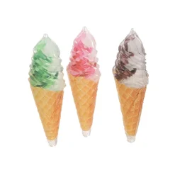 Jouet cornet de glace 20 cm - Vendu à l'unité