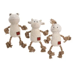 Jouet peluche et corde 30 cm - Vendu à l'unité
