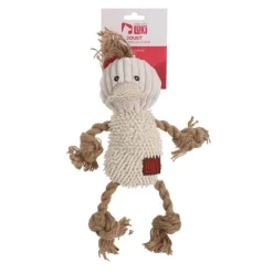 Jouet peluche et corde 30 cm - Vendu à l'unité