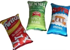 Jouet peluche snack pour chien - vendu à l'unité