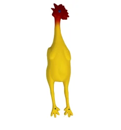 Jouet poulet géant en latex 33 cm