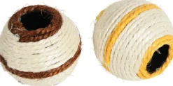 Jouet pour chat balle sisal - Vendu à l'unité