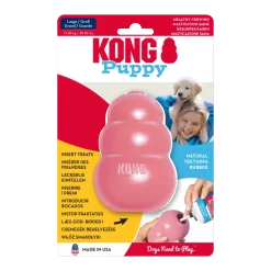 Jouet pour chiot KONG puppy rose ou bleu - Taille L