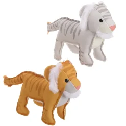 Jouet textile tigre 21 cm - Vendu à l'unité