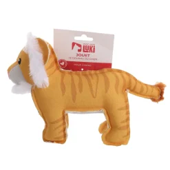 Jouet textile tigre 21 cm - Vendu à l'unité