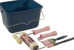 Kit de peinture seau, rouleau et pinceau