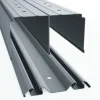 Kit rail haut et bas Noir 360cm pour porte de placard