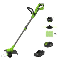 Kit coupe-bordures 2en1 - 48V 2Ah 30cm GREENWORKS