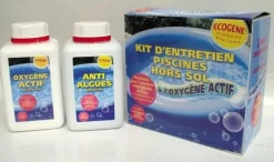 Kit d'entretien piscines hors sol oxygène actif ECOGENE