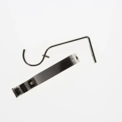Kit extensible tube Ø20mm 1,20-2,10m avec pommeau nickel mat