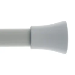 Kit extensible tube Ø28mm 1,20-2,10m avec pommeau blanc