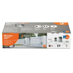 Kit motorisation pour portail 2 battants 250 kg Nice Home