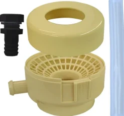 Kit raccord récupérateur eau beige