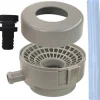 Kit raccord récupérateur eau gris