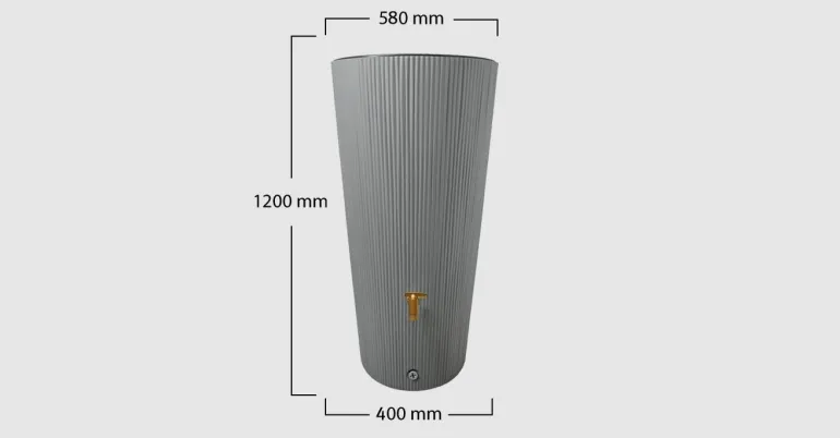 Kit réservoir Linus 2 en 1 - 220L gris