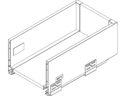 Kit tiroir gris casserolier AX 167 x 300 mm