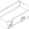 Kit tiroir gris intérieur AX 84 x 300 mm