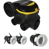 Kit VMC simple flux EasyHOME Auto Combles + 3 grilles BIP