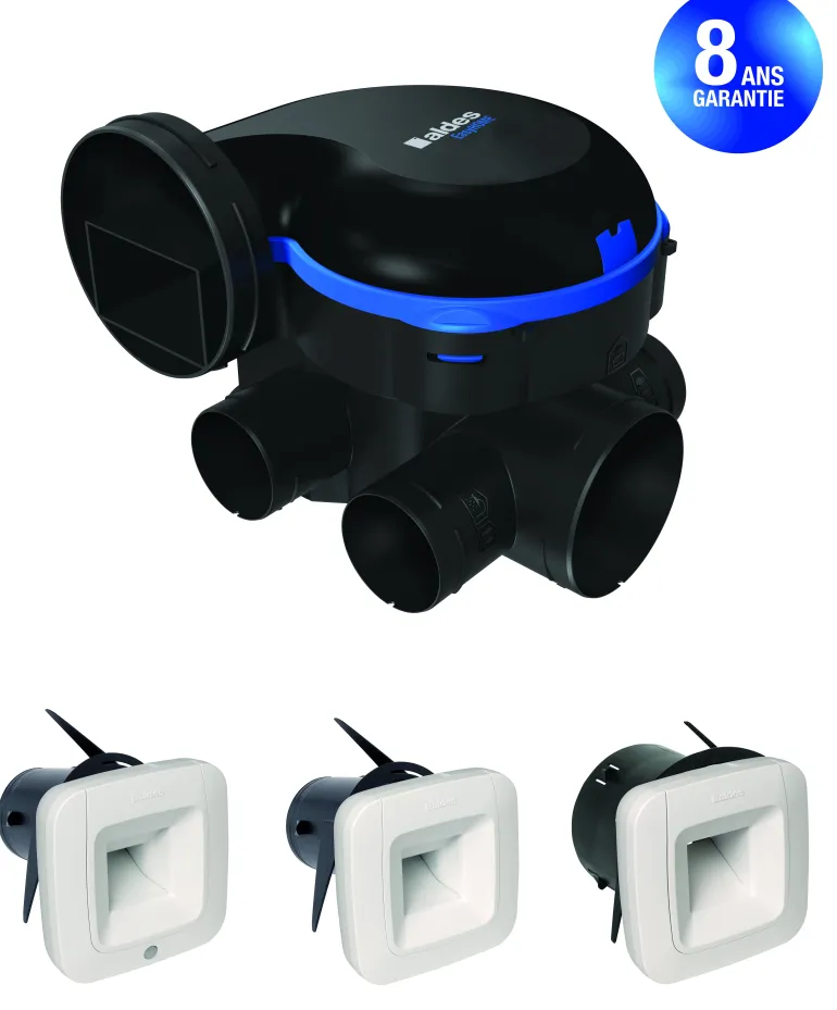 Kit VMC simple flux EasyHOME Hygro Classic BDH