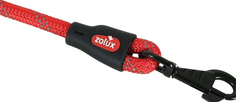Laisse pour chien corde 10m 13mm rouge ZOLUX