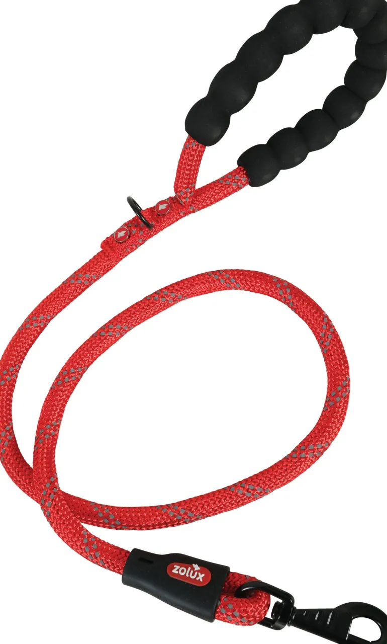 Laisse pour chien corde 2m 13mm rouge ZOLUX
