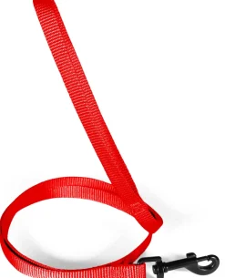 Laisse pour chien nylon classique 20mm 1,20m rouge ZOLUX