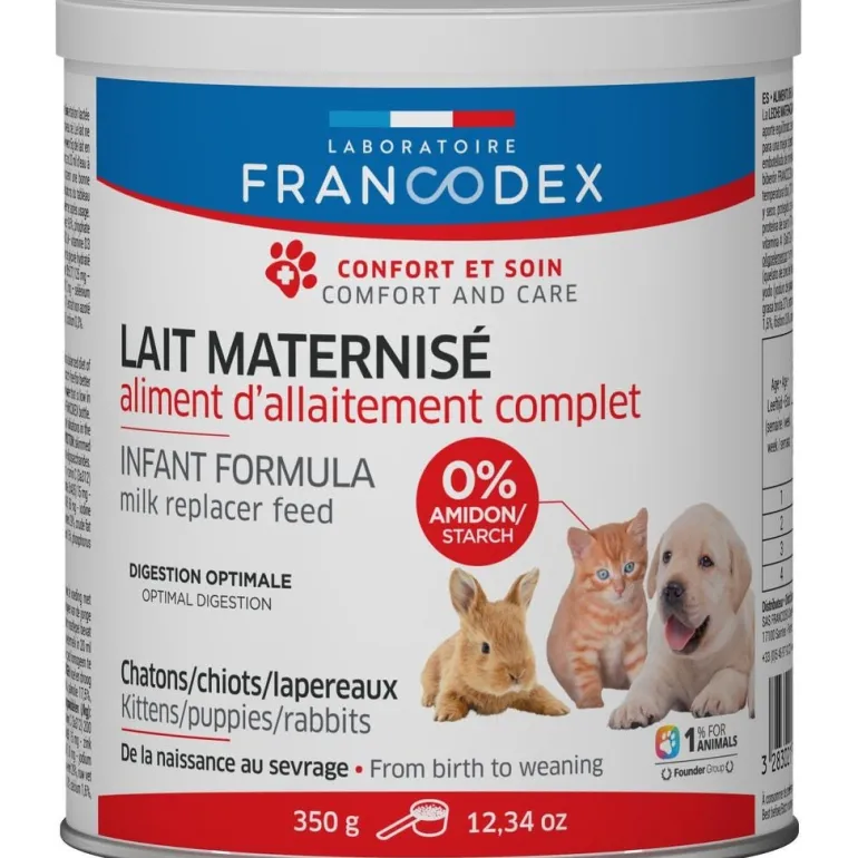 Lait maternisé pour chien/chat/lapin/NAC 350g FRANCODEX
