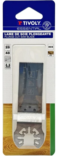Lame de scie oscillante CRV 28 mm bois