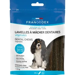 Lamelles dentaires pour chiot/petit chien à mâcher 224g