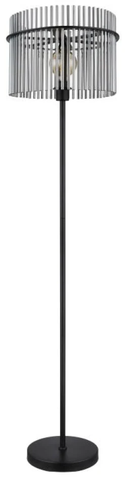 Lampadaire métal noir mat 60W E27 gorley
