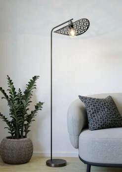 Lampadaire E27 bronze Swaby EGLO