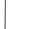 Lampadaire verre métal noir mat 9W E27 mattea