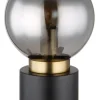 Lampe à poser laiton 25W E14 marka noir mat