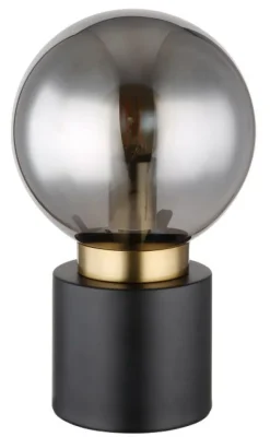Lampe à poser laiton 25W E14 marka noir mat