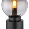 Lampe à poser noir 25W E14 marka noir mat