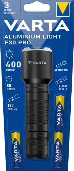Lampe de poche Aluminium Light F30 Pro VARTA