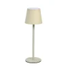 Lampe de table Turin rechargeable blanc ivoire